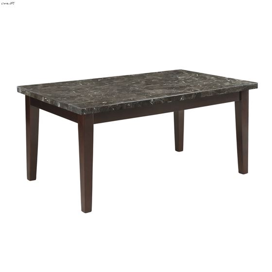 Decatur Grey Marble Top Dining Table 2456-64