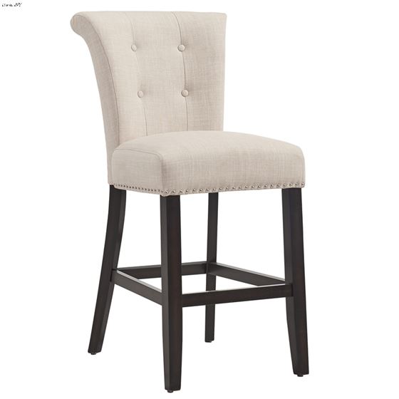 Selma 26" Counter Stool Beige and Coffee 203-221 by Inspire