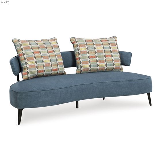 Hollyann Blue Fabric Accent Sofa 2440338 By Ashley Signature Design
