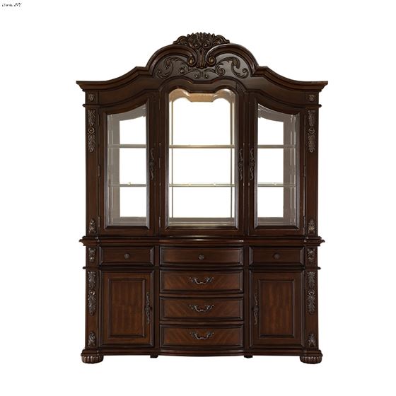 Adelina Cherry Traditional Buffet and Hutch China 1468-50