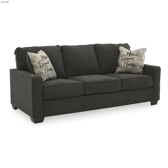Lucina Charcoal Fabric Sofa 59005 By Ashley Signature Design