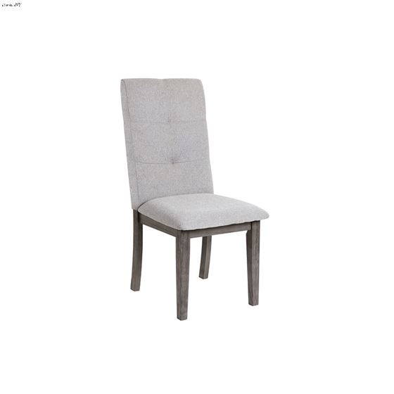 University Grey Upholstered Dining Side Chair 5163S