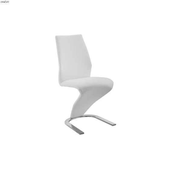Boulevard White Eco Leather Dining Chair by Casabi