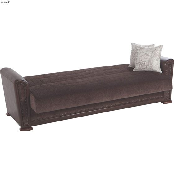 Alfa Sofa Bed in Jennifer Brown by Istikbal Open