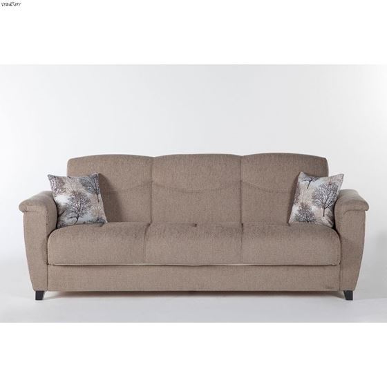 Aspen Sofa Bed in Aristo Light Brown-2