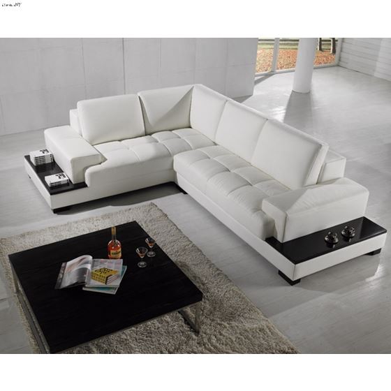 T71 - Modern Leather Sectional