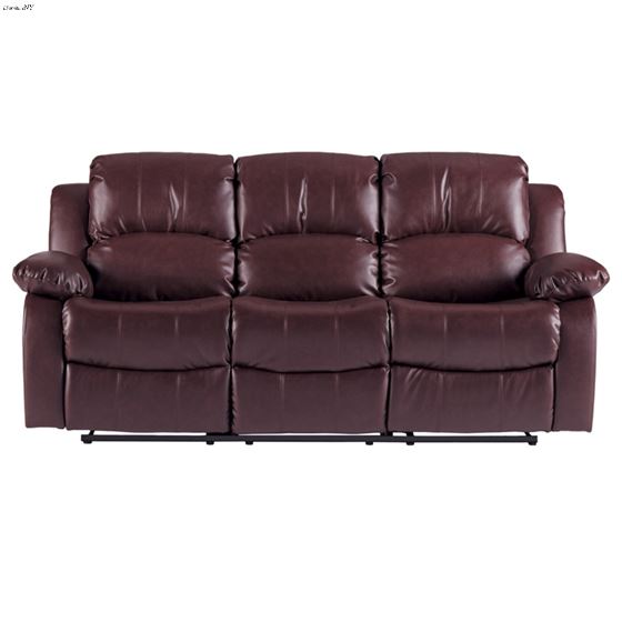 Granley Brown Reclining Sofa 9700BRW-3