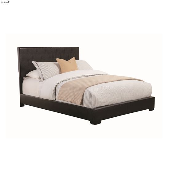 Queen Upholstered Leatherette Bed 300260Q