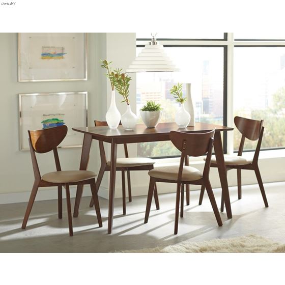Kersey Chestnut Mid Century Dining Chair 103062-3