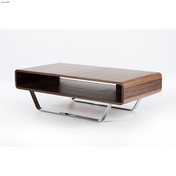 Modrest Avis Modern Walnut Matte Coffee Table 3