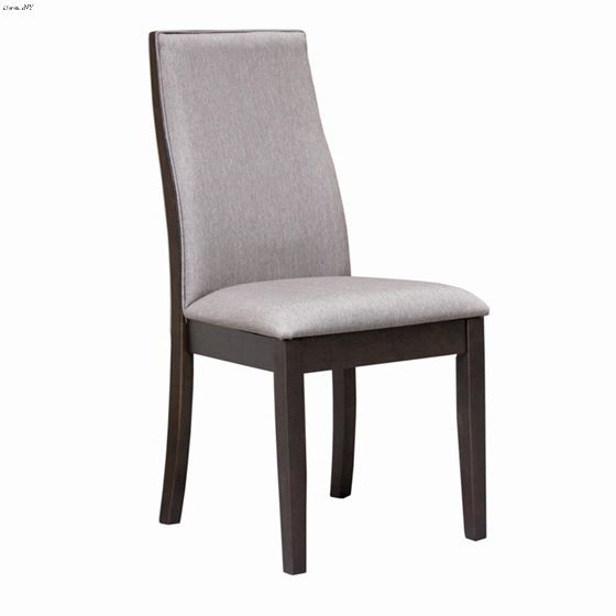 Spring Creek Grey Upholstered Dining Chair 106583 - Set of 2 By Coaster