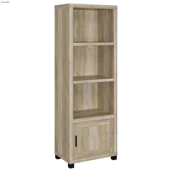 Sachin Distressed Pine 3 Shelf Media Tower 707746 By Coaster