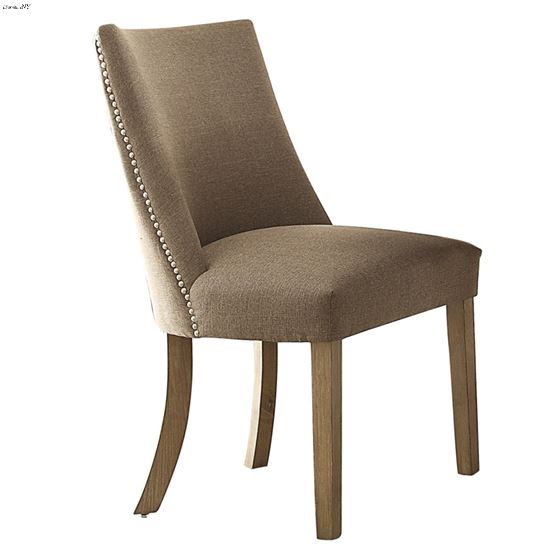 Beaugrand Grey Oak Upholstered Dining Side Chair 5177S