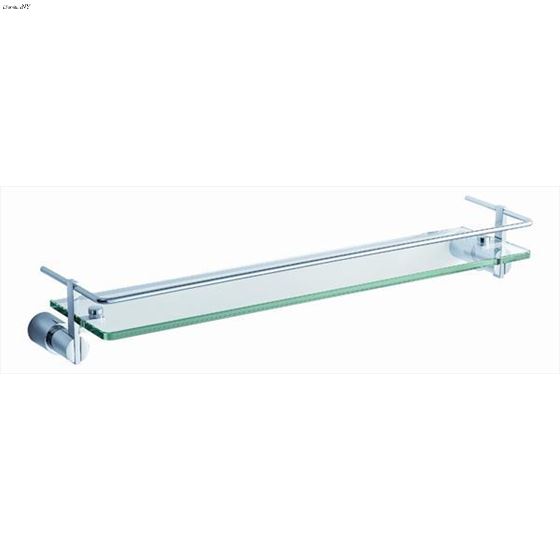 Glass Shelf w/ Railing FAC0145