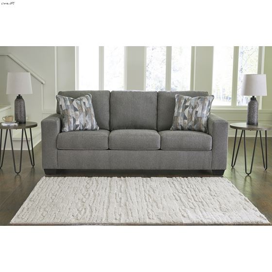Deltona Graphite Fabric Sofa 51205-3
