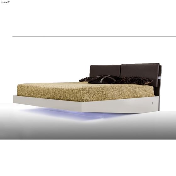Modrest Anzio Queen Floating Bed With LED Lights