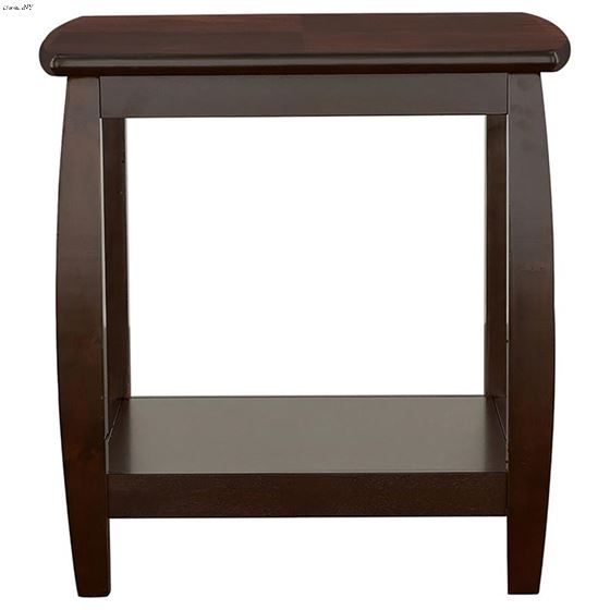 Dixon Espresso Square Wood End Table 701077-3