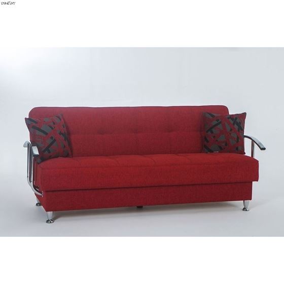 Betsy Red Modern Sofa Bed-3