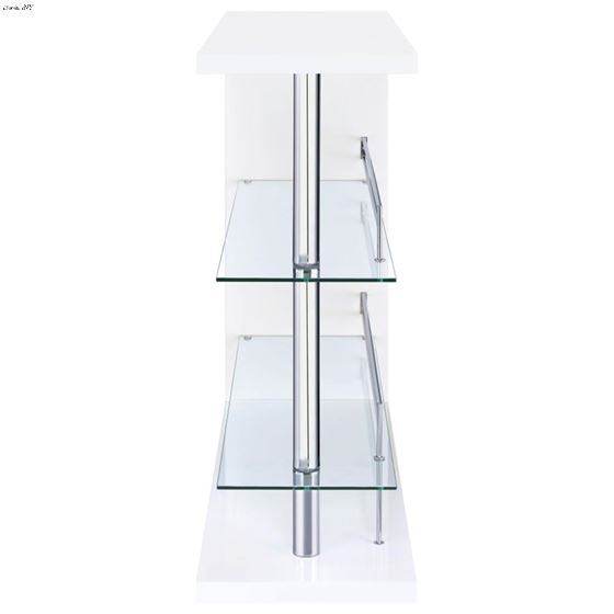 Coaster Prescott White Gloss Bar Unit 100167 2