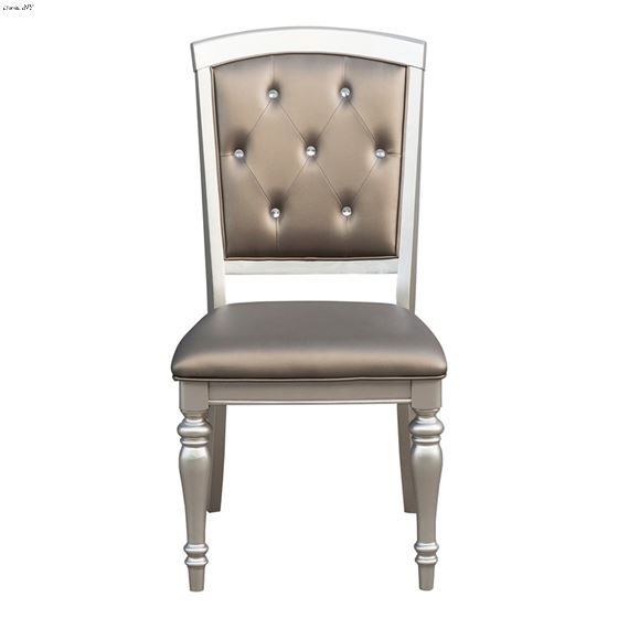 Orsina Silver Upholstered Dining Side Chair 5477NS
