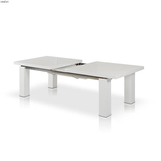 Modrest Maxi Modern White Dining Table 3