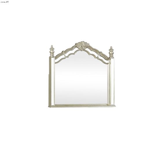Heidi Metallic Platinum Arched Mirror 222734 By Coaster
