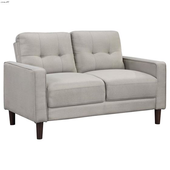 Bowen Beige Track Arm Tufted Loveseat 506786 By Coaster