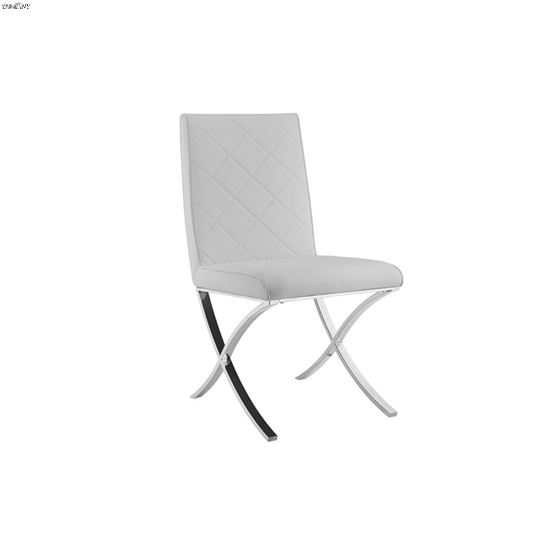 Loft White Eco - Leather Dining Chair by Casabianc