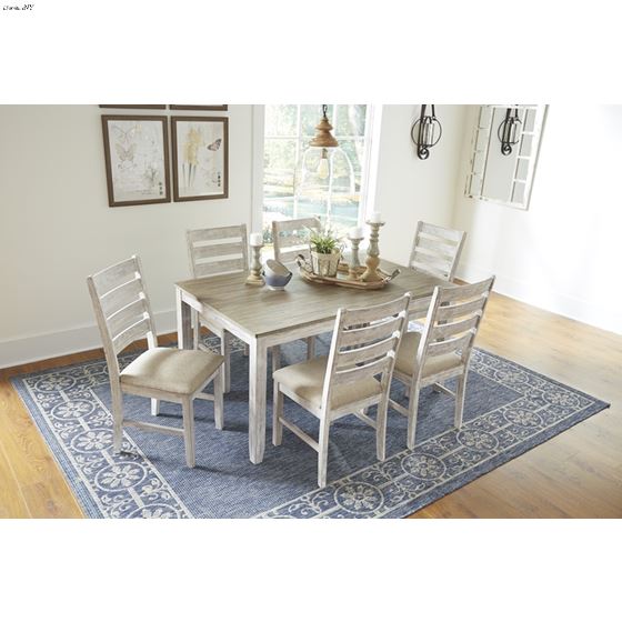 Ashley Skempton 7pc Dining Room Table Set D394-425