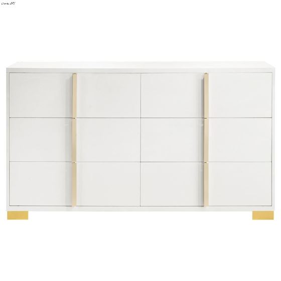 Marceline White 6 Drawer Dresser 222933-3