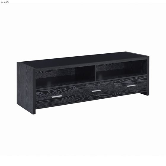 Modern Black 62 inch TV Stand Console 700645 by Coaster