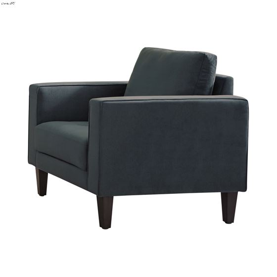 Gulfdale Dark Teal Track Arm Mid Centry Modern Arm Chair 509073 By Coaster