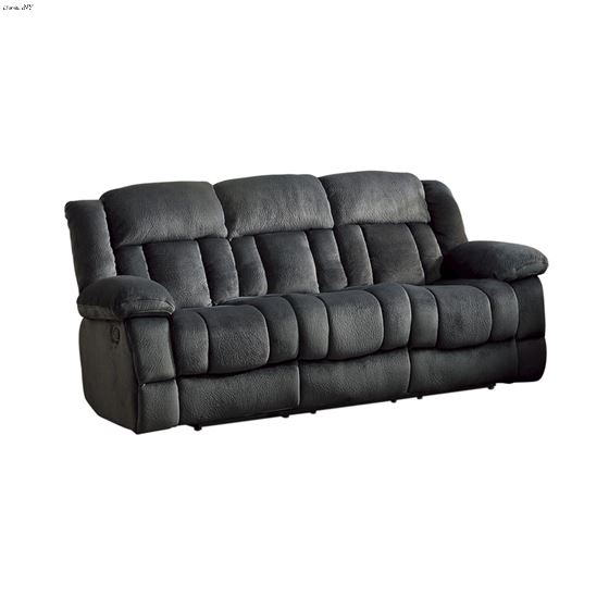 Laurelton Charcoal Reclining Sofa 9636CC-3 by Homelegance