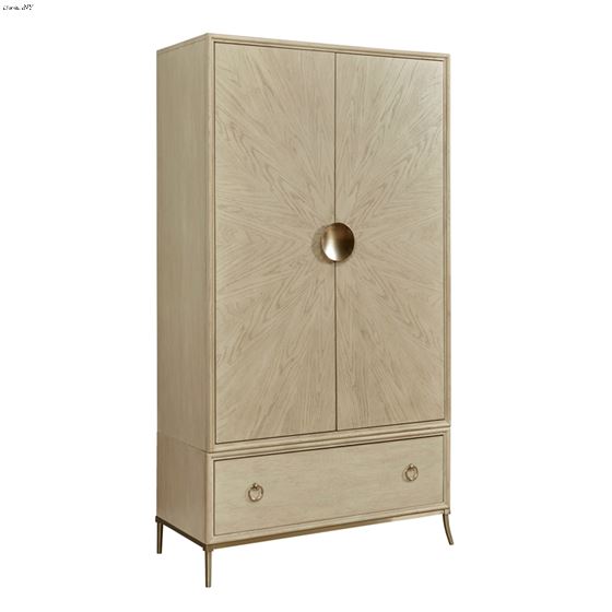 The Lenox Collection Astral 2 Door and 5 Drawer Armoire