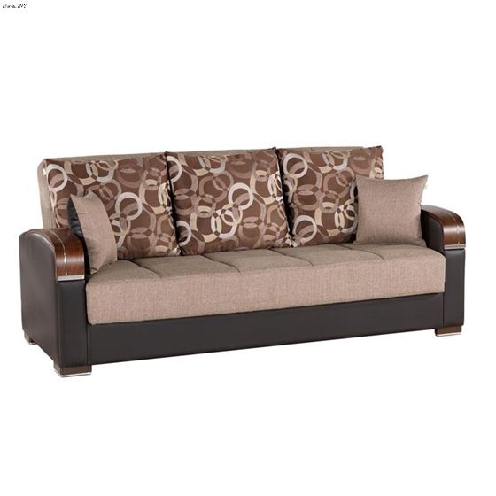 Mobimax Brown Fabric Sofa Mobimax Sofa - Brown by CasaMode