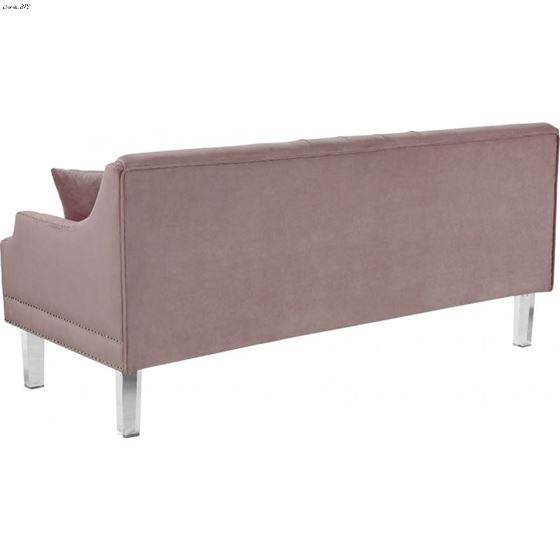 Roxy Pink Velvet Tufted Sofa Roxy_Sofa_Pink by Meridian Furniture 3