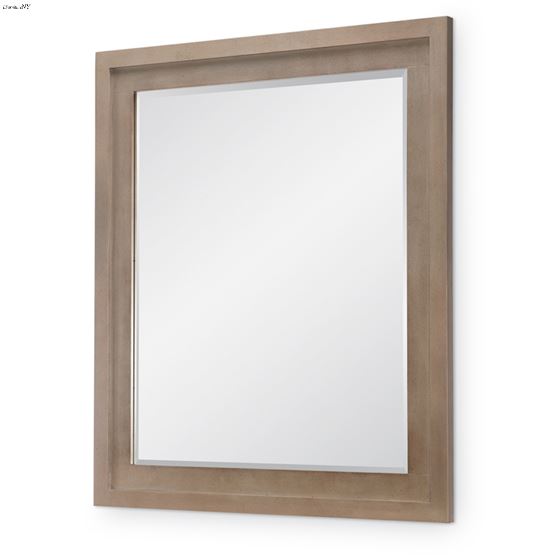 Breckenridge Beveled Mirror in Barley Brown Finish Wood By Legacy Classic