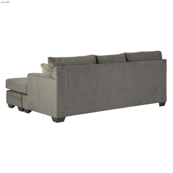 Dorsten Slate Fabric Reversible Sofa Chaise 772-3