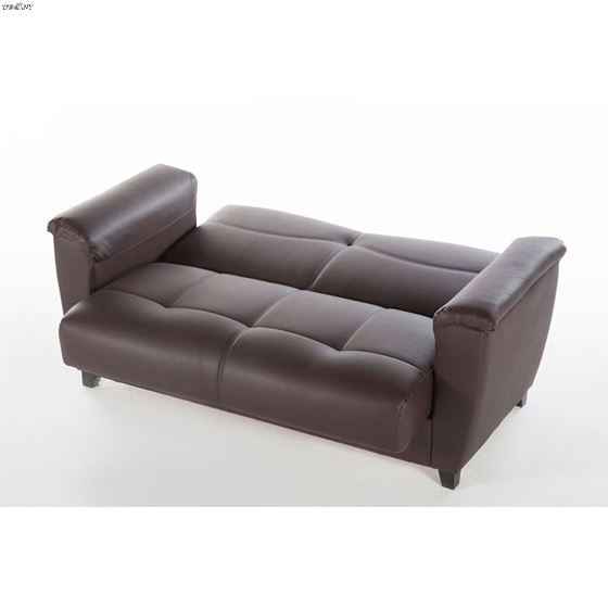 Aspen Loveseat in Santa Glory Dark Brown-3