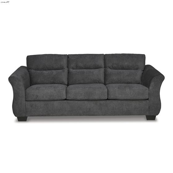 Miravel Gunmetal Fabric Queen Sofa Bed 46204-3