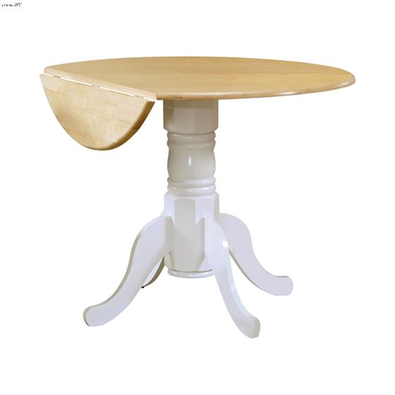 Dorsett Round Drop Leaf Dining Table 4241 by Coaster