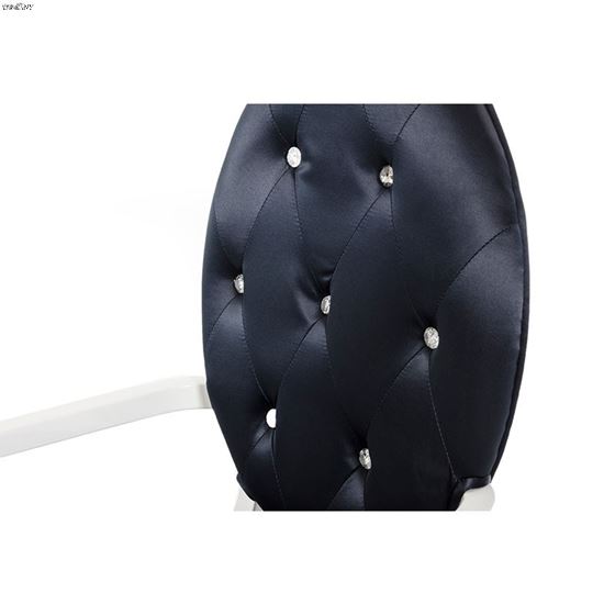 Versus Bella Modern Black Fabric Dining Chair -3