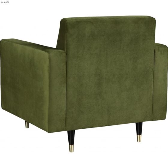 Lola Olive Green Velvet Tufted Chair Lola_Chair_Olive Green by Meridian Furniture 3