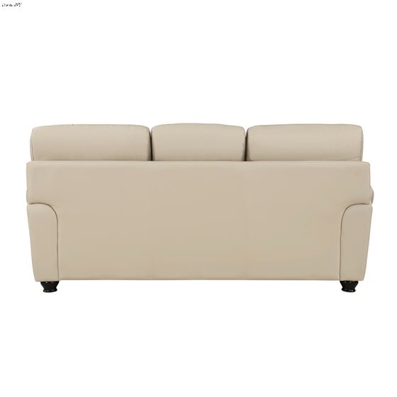 Foxborough Cream Leather Rolled Arm Sofa 9269CR-3