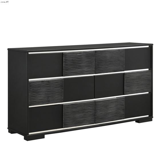 Blacktoft Black 6 Drawer Dresser 207103 By Coaster