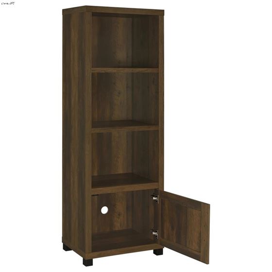 Sachin Dark Pine 3 Shelf Media Tower 707736-3