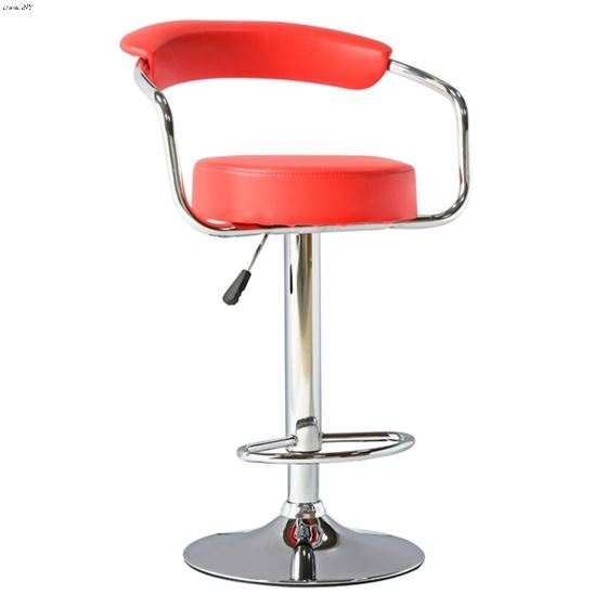 Modern Smart Bar Stool in Red by Fine Mod Imports