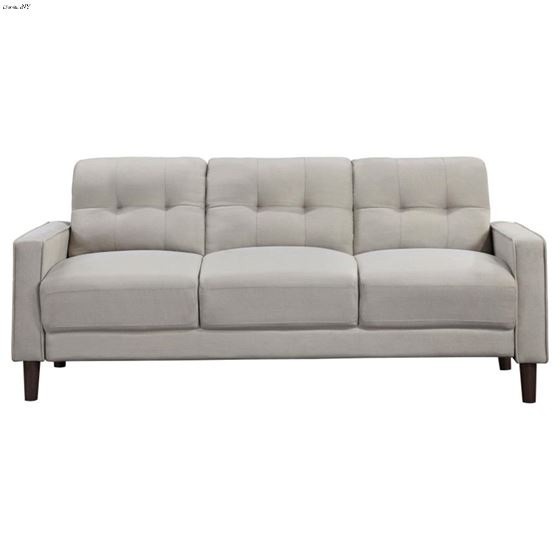 Bowen Beige Track Arm Tufted Sofa 506785-3