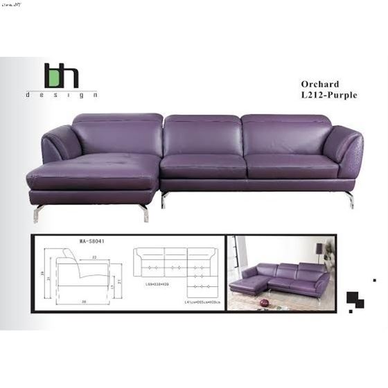 Orchard Purple Sectional- 3