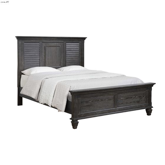 Franco Weathered Sage Queen Panel Bed 205731Q By Coaster